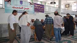 بازرس‌کل استان کردستان با حضور در مسجد جامع شهرستان مریوان درخواست‌ها و مطالبات مردمی را رسیدگی کرد